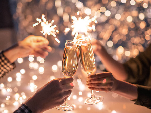 Silvester in unserer Stube